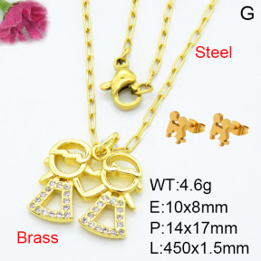 Fashion Brass Sets  F3S007466vail-L024