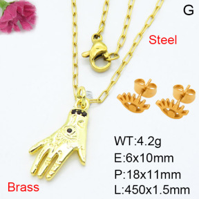 Fashion Brass Sets  F3S007467vaia-L024