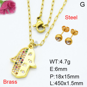 Fashion Brass Sets  F3S007469aajl-L024