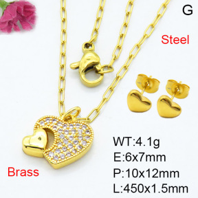 Fashion Brass Sets  F3S007471vail-L024