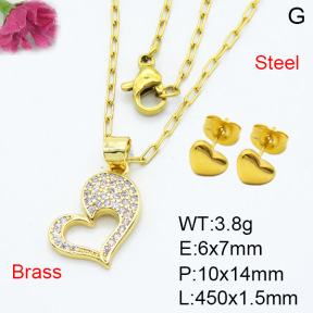 Fashion Brass Sets  F3S007472vail-L024