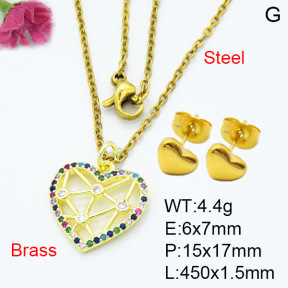 Fashion Brass Sets  F3S007477aajl-L024