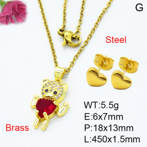 Fashion Brass Sets  F3S007478baka-L024