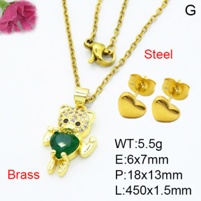 Fashion Brass Sets  F3S007481baka-L024