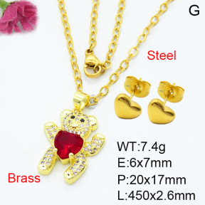 Fashion Brass Sets  F3S007483baka-L024