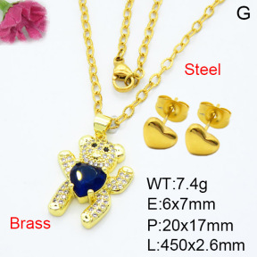 Fashion Brass Sets  F3S007484baka-L024