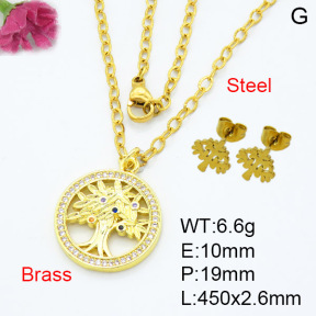 Fashion Brass Sets  F3S007488aajo-L024