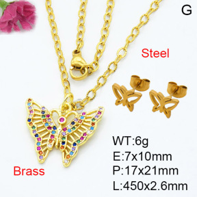 Fashion Brass Sets  F3S007489aajo-L024