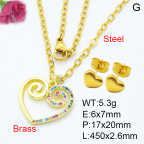 Fashion Brass Sets  F3S007490aajl-L024