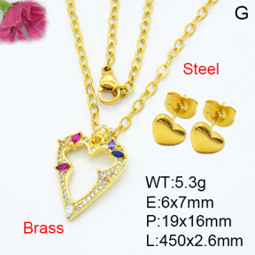 Fashion Brass Sets  F3S007491baka-L024