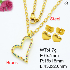 Fashion Brass Sets  F3S007492aajl-L024