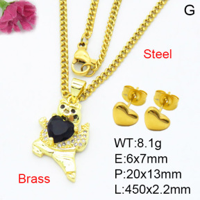 Fashion Brass Sets  F3S007494baka-L024