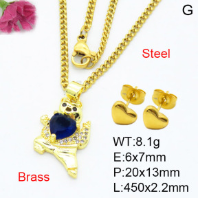 Fashion Brass Sets  F3S007495baka-L024