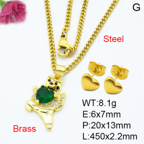 Fashion Brass Sets  F3S007496baka-L024