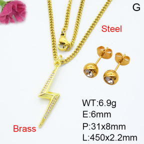 Fashion Brass Sets  F3S007501aajl-L024