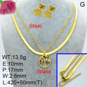 Fashion Brass Sets  F3S007506aajo-L024