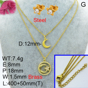 Fashion Brass Sets  F3S007511avja-L024