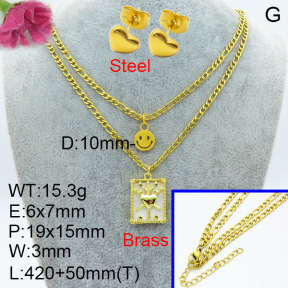 Fashion Brass Sets  F3S007512ablb-L024