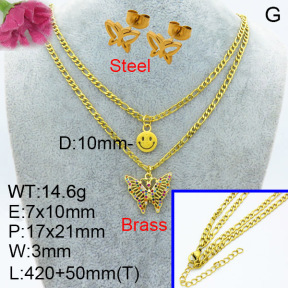 Fashion Brass Sets  F3S007514aajo-L024