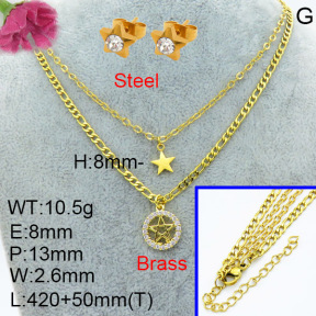 Fashion Brass Sets  F3S007522vail-L024