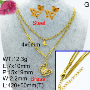 Fashion Brass Sets  F3S007527aajl-L024