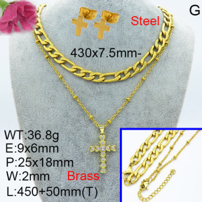 Fashion Brass Sets  F3S007533aajl-L024