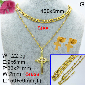 Fashion Brass Sets  F3S007536aajl-L024