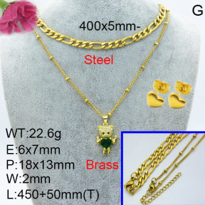 Fashion Brass Sets  F3S007540baka-L024