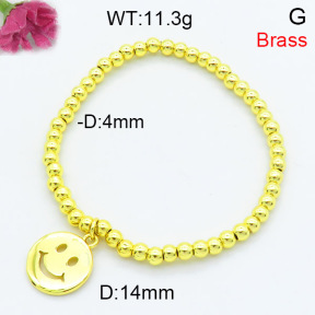Fashion Brass Bracelet  F3B200049ablb-L002