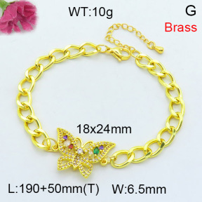 Jusnova  Fashion Brass Bracelet  F3B404307vbpb-L002