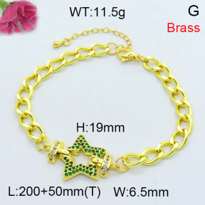 Jusnova  Fashion Brass Bracelet  F3B404324bhva-L002
