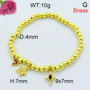Jusnova  Fashion Brass Bracelet  F3B404355bboi-L002