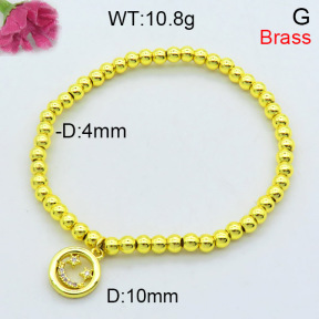Fashion Brass Bracelet  F3B404357ablb-L002