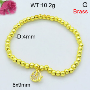 Jusnova  Fashion Brass Bracelet  F3B404364ablb-L002