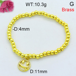 Jusnova  Fashion Brass Bracelet  F3B404365ablb-L002
