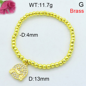 Jusnova  Fashion Brass Bracelet  F3B404367vbll-L002