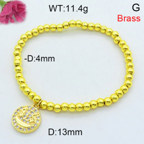 Jusnova  Fashion Brass Bracelet  F3B404368vbll-L002