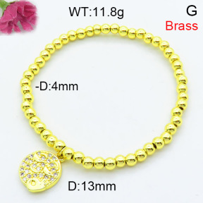 Jusnova  Fashion Brass Bracelet  F3B404371vbll-L002