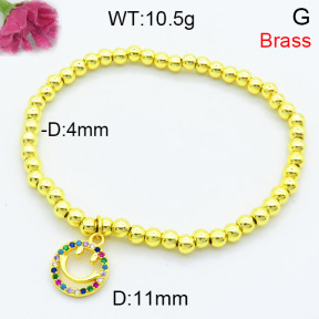 Jusnova  Fashion Brass Bracelet  F3B404376vbll-L002