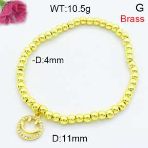 Jusnova  Fashion Brass Bracelet  F3B404377ablb-L002
