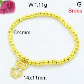 Jusnova  Fashion Brass Bracelet  F3B404378vbll-L002