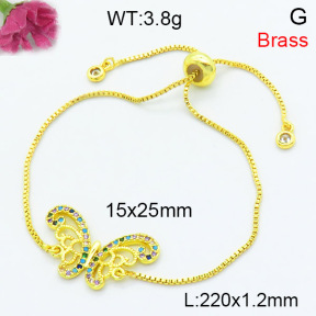 Jusnova  Fashion Brass Bracelet  F3B404387vbll-L002