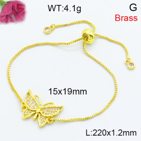 Jusnova  Fashion Brass Bracelet  F3B404389vbll-L002