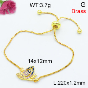 Jusnova  Fashion Brass Bracelet  F3B404391vbll-L002