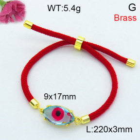 Fashion Brass Bracelet  F3B404398bbml-L002