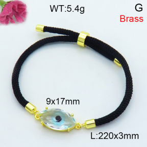 Jusnova  Fashion Brass Bracelet  F3B404399bbml-L002