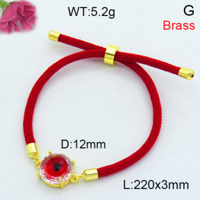 Fashion Brass Bracelet  F3B404402vbmb-L002