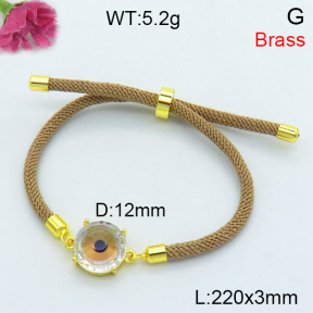 Fashion Brass Bracelet  F3B404406vbmb-L002