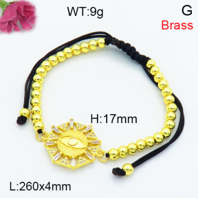 Jusnova  Fashion Brass Bracelet  F3B404407bbmj-L002