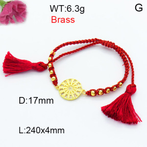 Jusnova  Fashion Brass Bracelet  F3B404409vbnl-L002